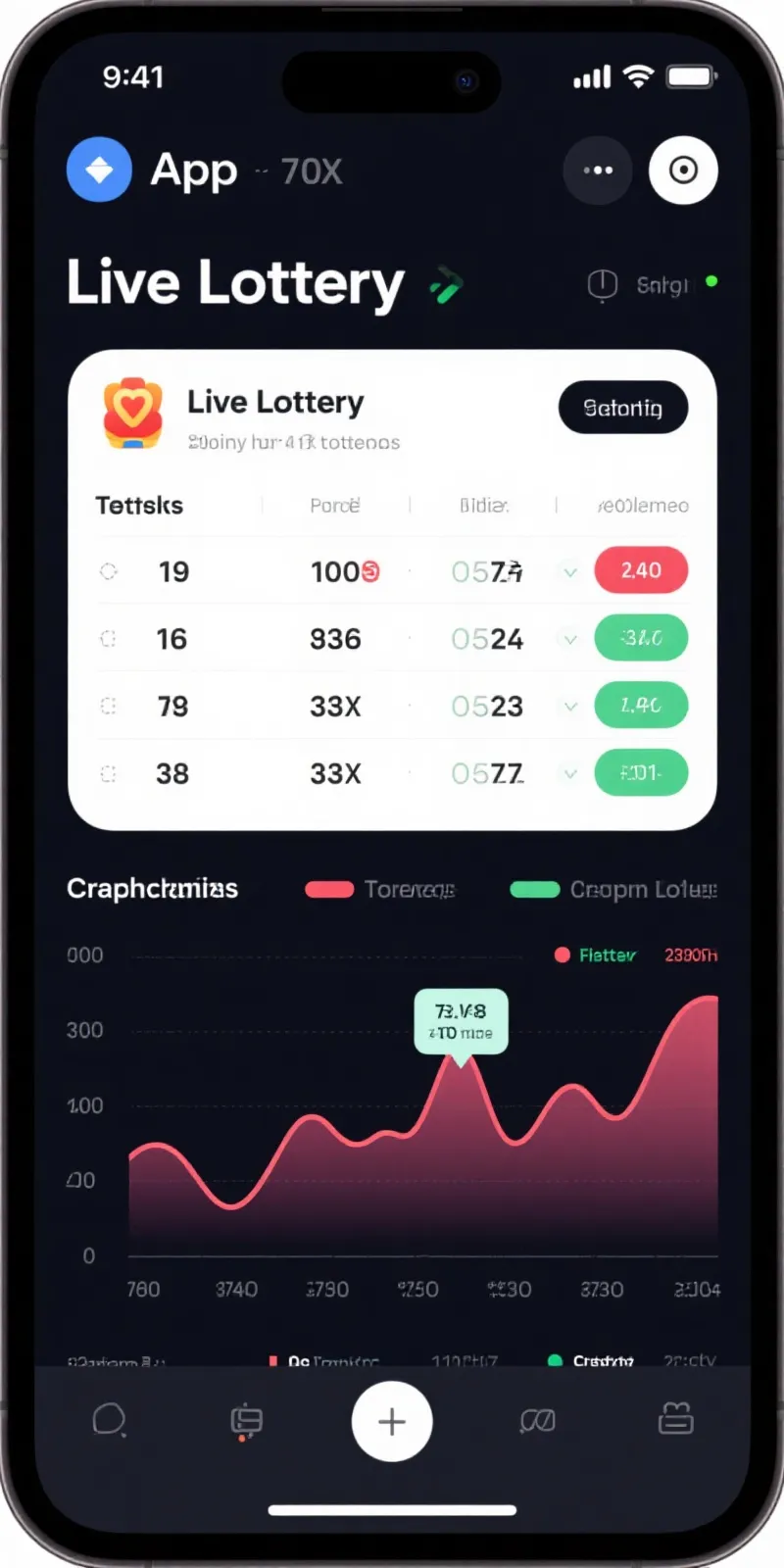 幸运飞艇 App Interface